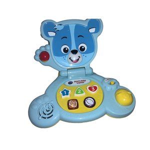 VTech Bear's Baby Laptop Blue Infant Toddler toy